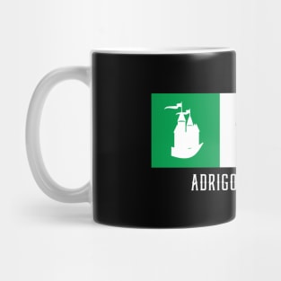 Adrigole Ireland, Gaelic - Irish Flag Mug